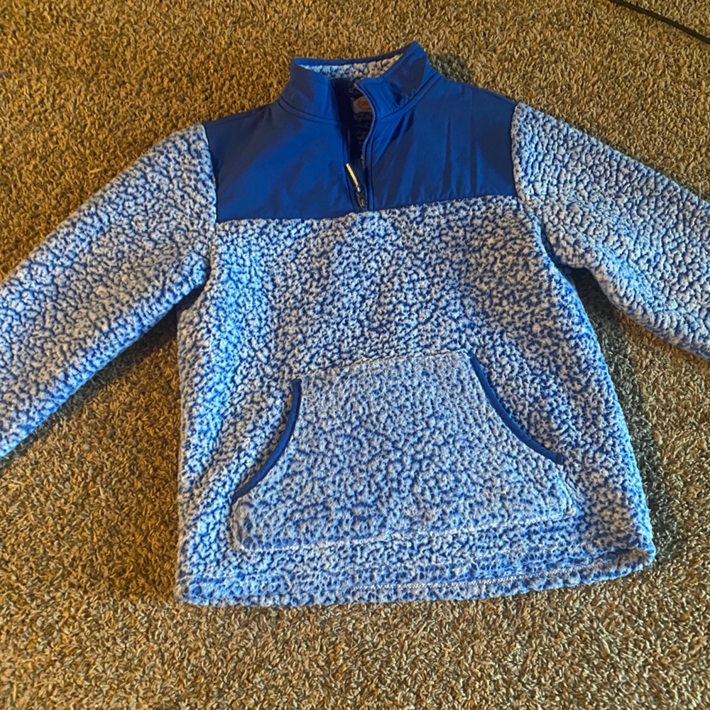 Sherpa pull-over. Warm and fuzzy!